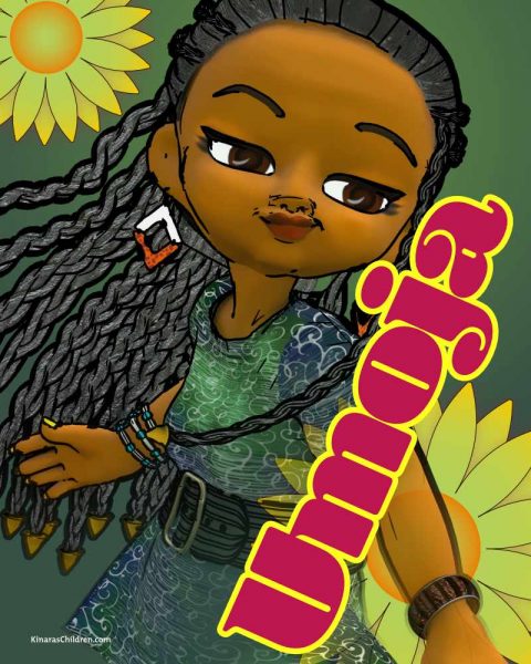 Umoja shines at night