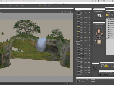 Screenshot of Poser software